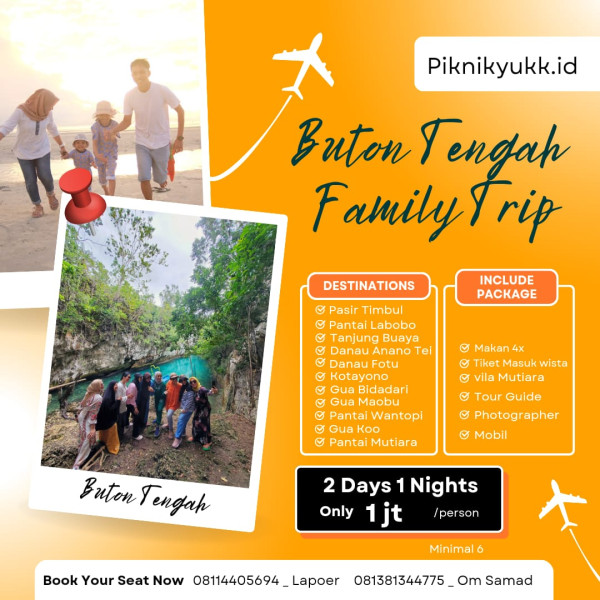 Buton Tengah Family Trip 2D1N