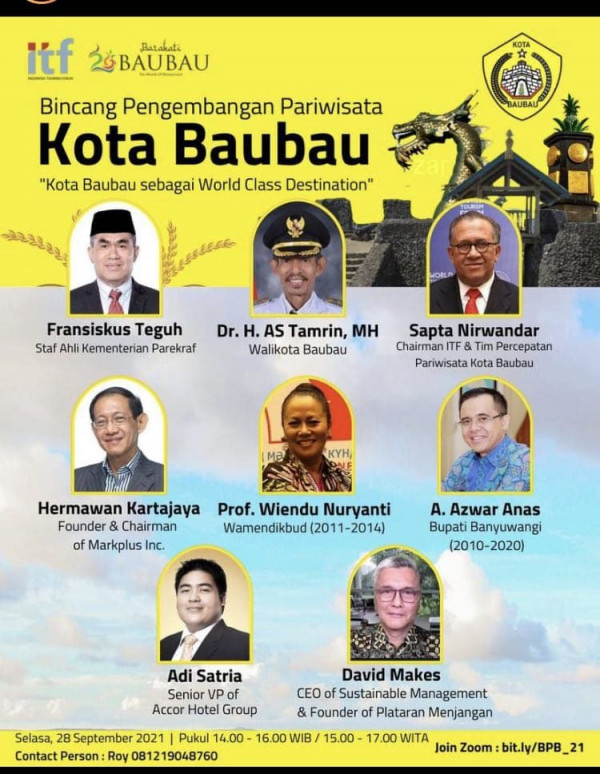 Bincang Pengembangan Pariwisaya Kota Baubau